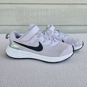 Nike Revolution 6 NN Athletic Sneaker Purple Hook & Loop SZ 2Y DD1095-500